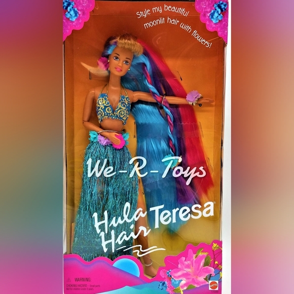 Barbie Other - 1996 Hula Hair Barbie Teresa Doll